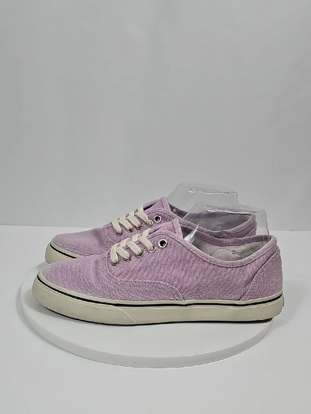 NWOT Re/Done 70s Low Top Skate Sneakers Faded Lilac Purple Canvas 40